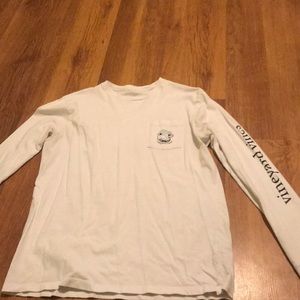Vineyard Vines Kentucky derby white long sleeve(m)